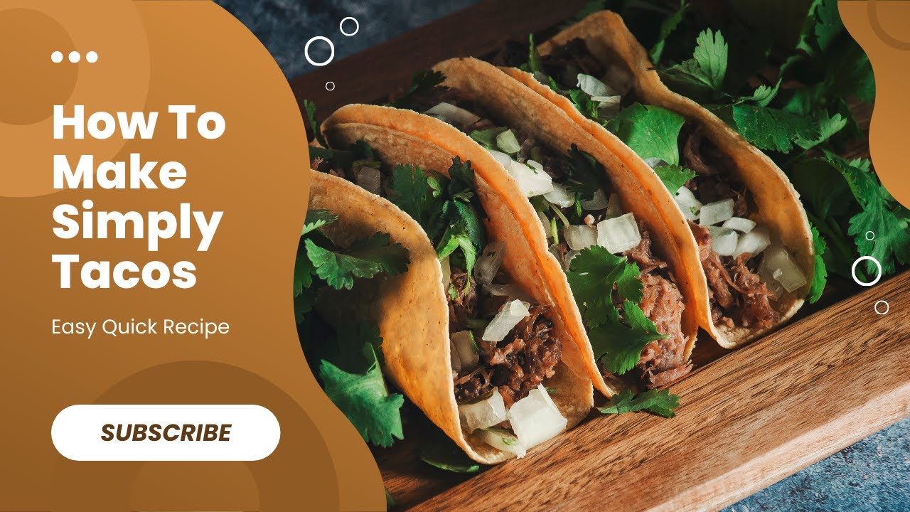 Steak tacos pictured in The Master's Table video preview